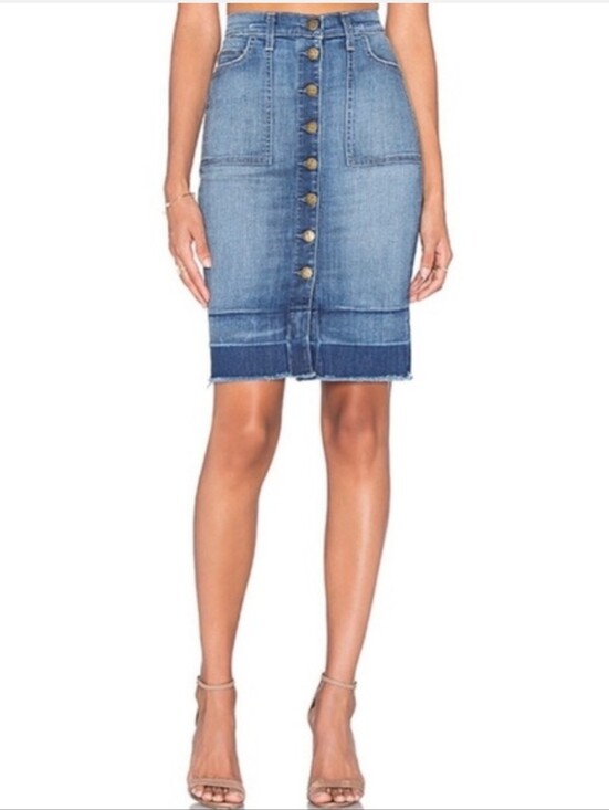 Current/Elliott Dresses & Skirts - Current/Elliott Dotty Pocket Jean Skirt size 25